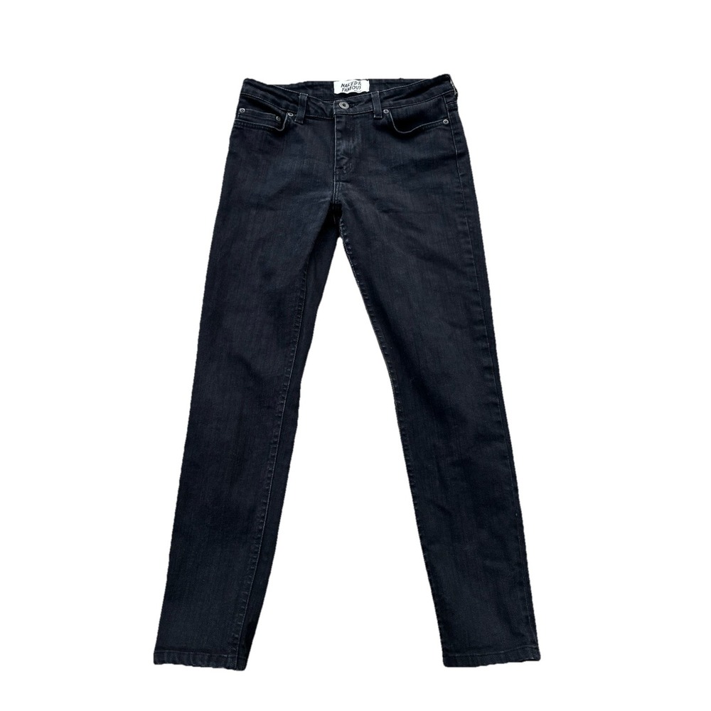 Naked & Famous The Skinny Black Power Stretch Denim Women's‎ Jeans Size 29x28